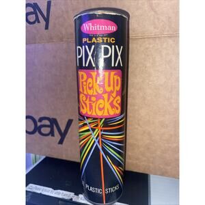 Vintage 1968 Whitman Plastic Pix Pix Pick Up Sticks Toy Child Classic Game